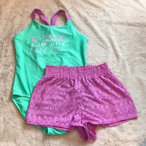 Girls bathing suit set